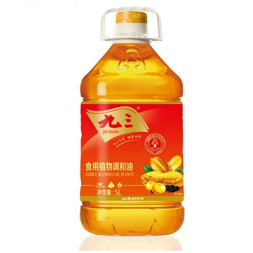 九三非转基因 食用油 食用植物调和油(花生,芝麻) 5l