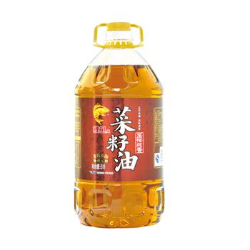 【金龙鱼食用油】鲤鱼牌 压榨纯香菜籽油(非转压榨) 5l/桶【图片 价格